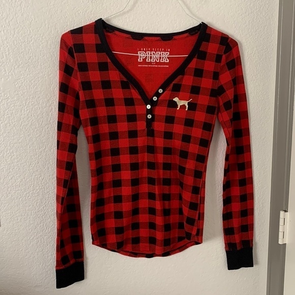 Pink Victoria’s Secret Sleepwear Pajama Top - Picture 2 of 6